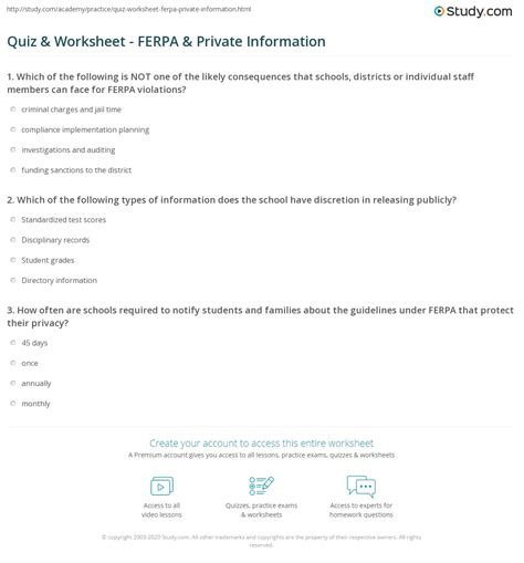 <b>Quiz</b> & Worksheet Goals. . Vector solutions ferpa confidentiality of records quiz answers